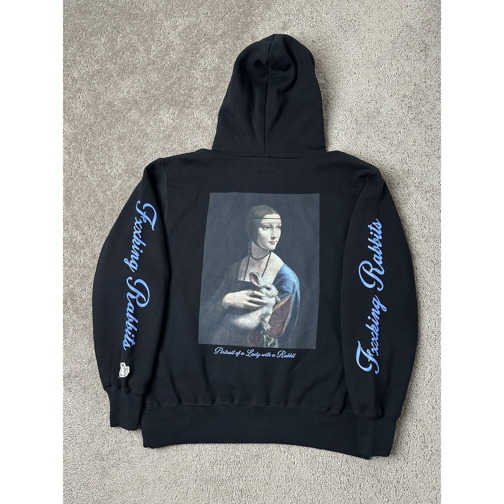 Rare Mens‎ Hoodie FR2 THE LADY, "We are fxxking rabbits" Japanes Style, Size M